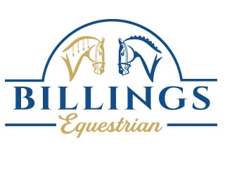 Billings Equestrian logo design by MonkDesign
