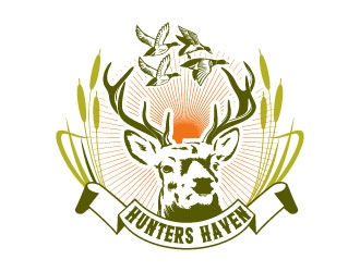 Hunters Haven logo design by AYATA