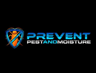 Prevent pest and moisture logo design by maze
