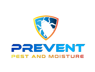 Prevent pest and moisture logo design by logy_d