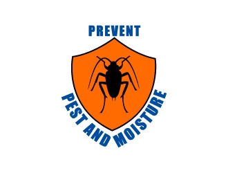 Prevent pest and moisture logo design by Mirza