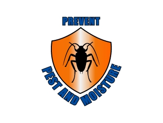 Prevent pest and moisture logo design by Mirza