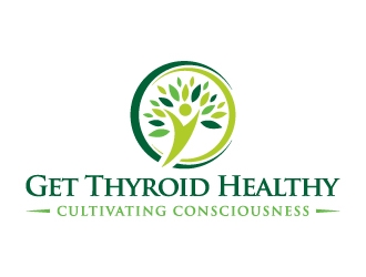 Get Thyroid Healthy - Cultivating Consciousness logo design by akilis13