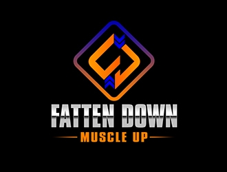 Fatten Down Muscle Up logo design by XyloParadise