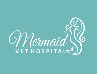 Mermaid Vet Hospital logo design by haze