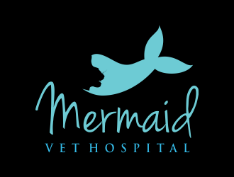 Mermaid Vet Hospital logo design by santrie