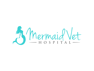 Mermaid Vet Hospital logo design by ammad