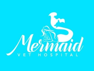 Mermaid Vet Hospital logo design by daywalker