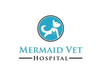 Mermaid Vet Hospital logo design by mbamboex