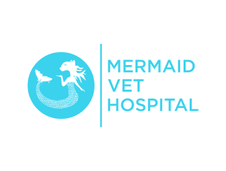 Mermaid Vet Hospital logo design by savana