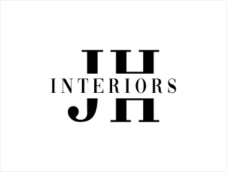 JH Interiors logo design by Shabbir