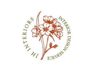 JH Interiors logo design by AYATA