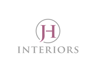 JH Interiors logo design by checx