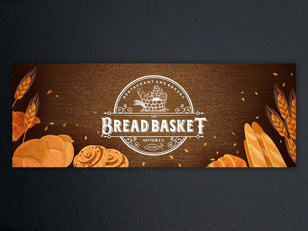The Bread Basket logo design by KHAI