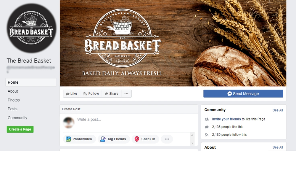The Bread Basket logo design by ProfessionalRoy
