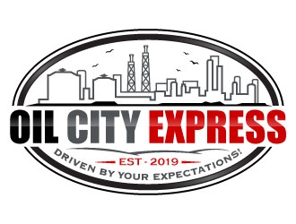 Oil City Express logo design by SDLOGO