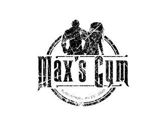 Max’s Gym logo design by torresace
