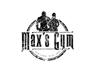 Max’s Gym logo design by torresace