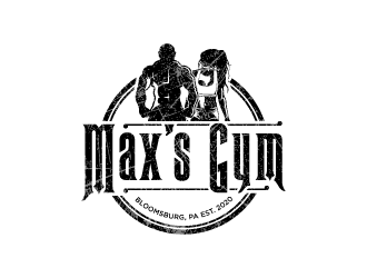 Max’s Gym logo design by torresace