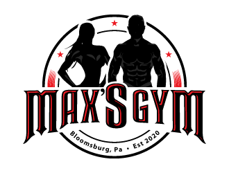 Max’s Gym logo design by PRN123