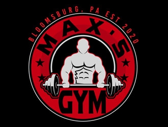 Max’s Gym logo design by DreamLogoDesign
