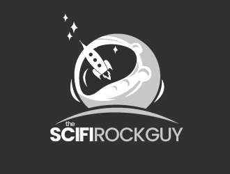 The Sci-Fi Rock Guy logo design by aryamaity