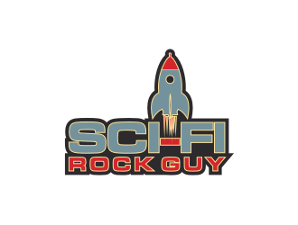 The Sci-Fi Rock Guy logo design by sodimejo