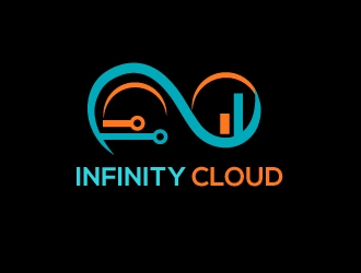 Infinity Cloud logo design by Suvendu