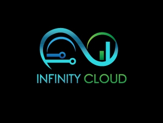 Infinity Cloud logo design by Suvendu