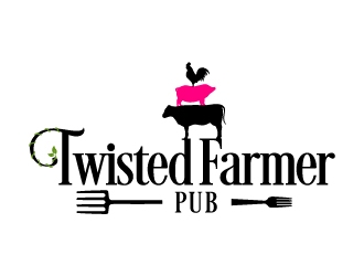 Twisted Farmer Pub logo design by karjen