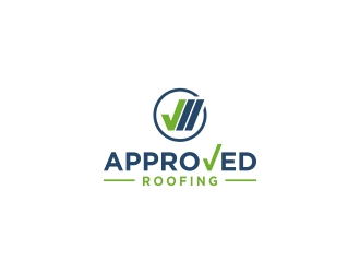 Approved Roofing logo design by CreativeKiller