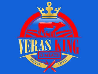 Veras King O Meats logo design by Suvendu
