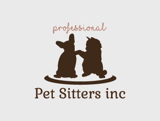 Professional Pet Sitters inc logo design by iamjason