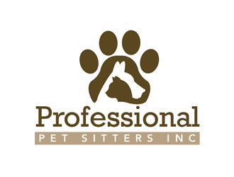 Professional Pet Sitters inc logo design by kunejo