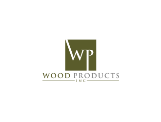 Wood Products, Inc. logo design by bricton