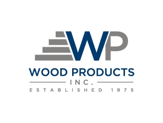 Wood Products, Inc. logo design by labo