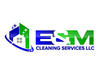 E&M Cleaning Services LLC logo design by jaize