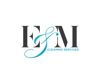 E&M Cleaning Services LLC logo design by sanu