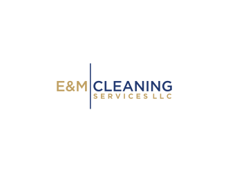 E&M Cleaning Services LLC logo design by bricton