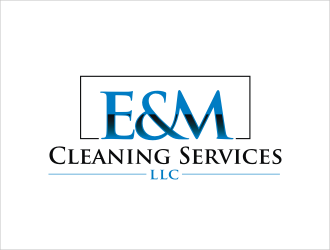 E&M Cleaning Services LLC logo design by catalin