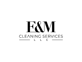 E&M Cleaning Services LLC logo design by pencilhand