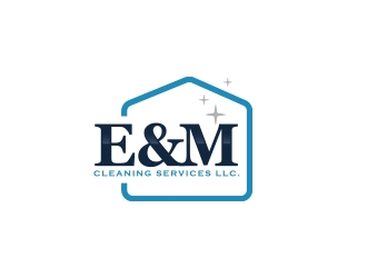 E&M Cleaning Services LLC logo design by Eliben