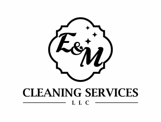 E&M Cleaning Services LLC logo design by agus