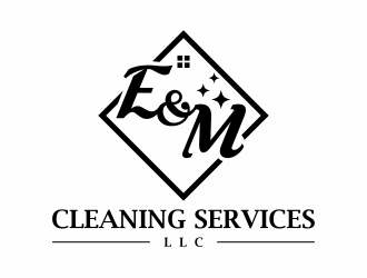 E&M Cleaning Services LLC logo design by agus