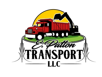 E. Patton transport llc logo design by DreamLogoDesign