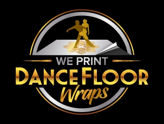 We Print Dance Floor Wraps logo design by jaize