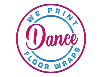 We Print Dance Floor Wraps logo design by MUSANG