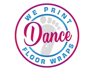 We Print Dance Floor Wraps logo design by MUSANG