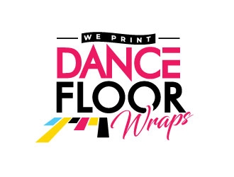 We Print Dance Floor Wraps logo design by sanworks