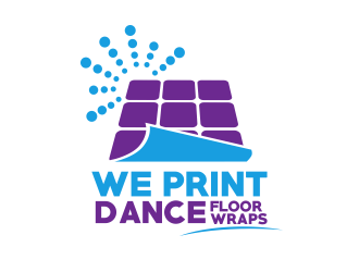 We Print Dance Floor Wraps logo design by serprimero